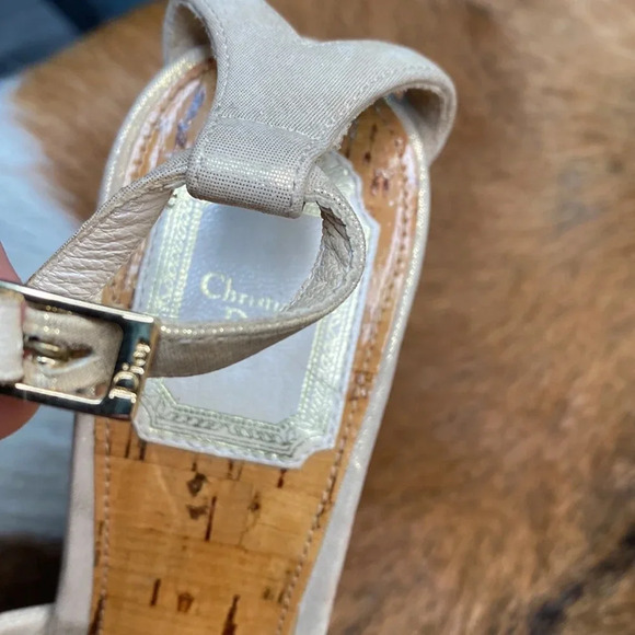 Women’s Christian Dior wedges size 38 check them out very nice thanks 🙏 - Picture 8 of 10